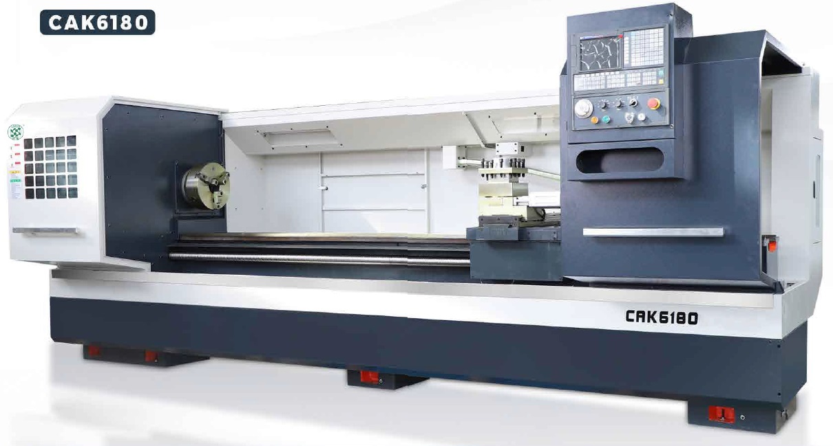 FLAT BED CNC LATHE MACHINE
